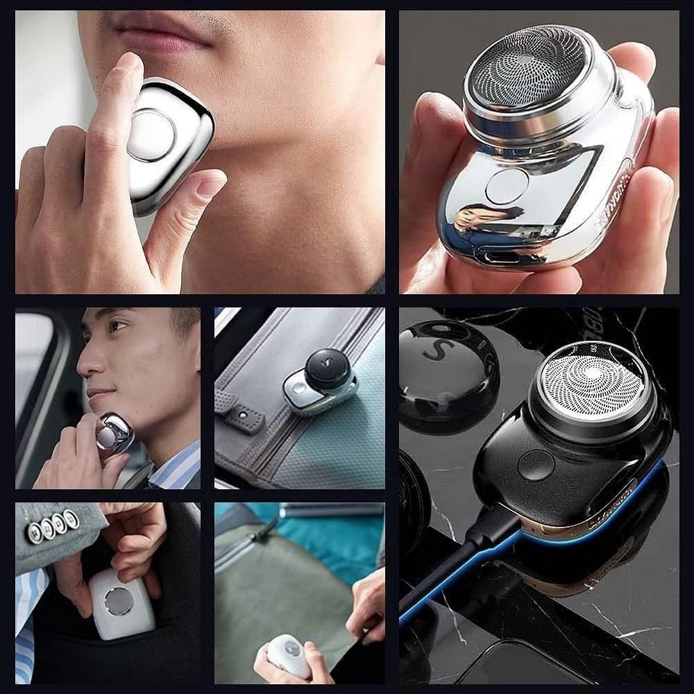 Divyarth™ Mini Turbo Electric Shaver – Compact. Smooth. Effortless.