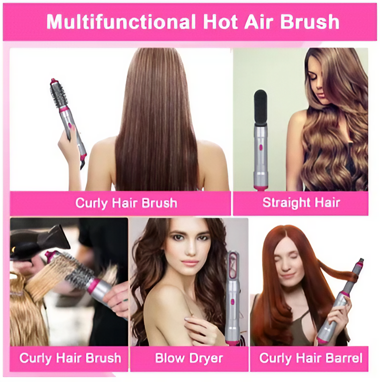 5-in-1 Luxe Hot hair Brush
