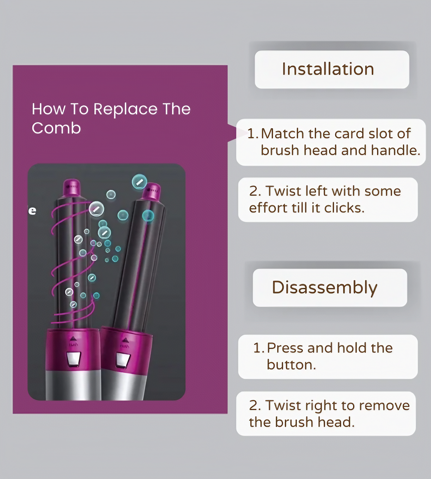 5-in-1 Luxe Hot hair Brush